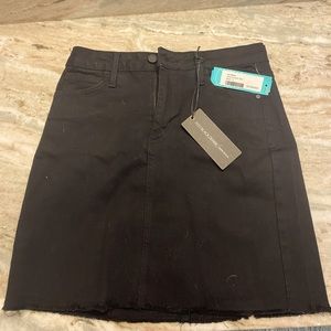 NWT Just Black Tatiana Denim Skirt Black Size S